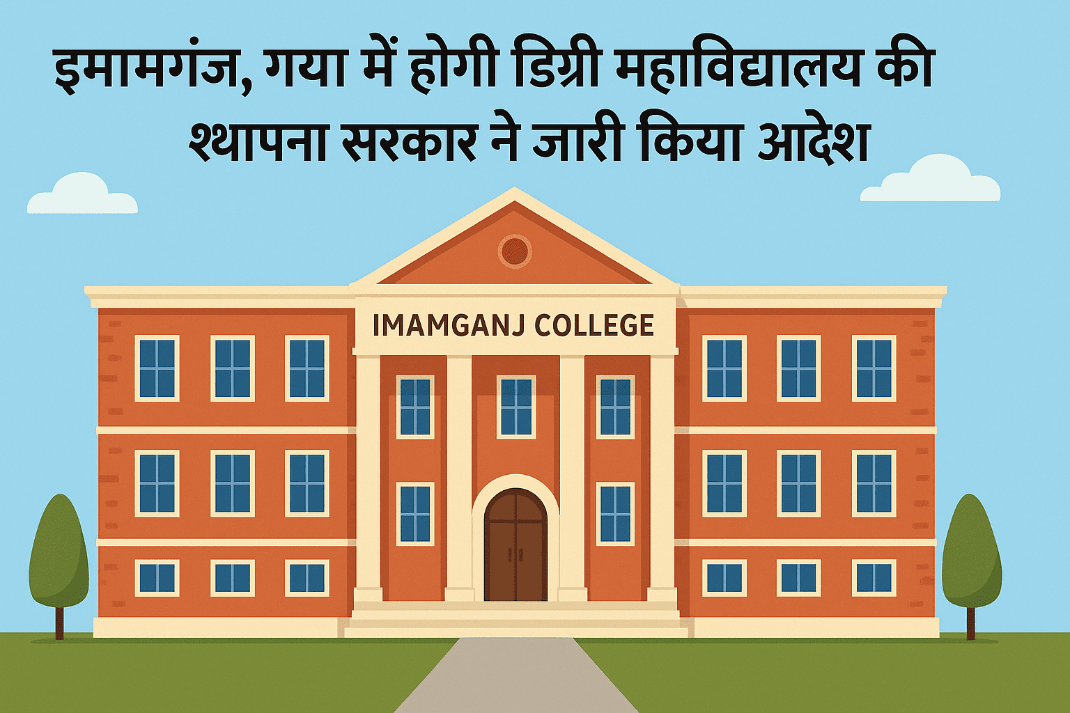 गया के इमामगंज को मिला डिग्री कॉलेज, शिक्षा के क्षेत्र में बड़ा कदम!"