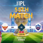 Sunrisers Hyderabad vs Delhi Capitals, 55th Match Today – Pitch Report, Weather, Playing 11, Prediction & Points Table