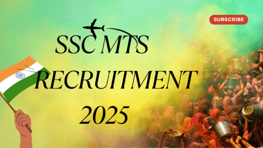 SSC MTS RECRUITMENT 2025